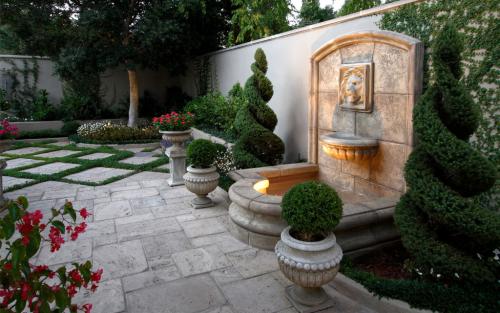 garden elite house lion fountain